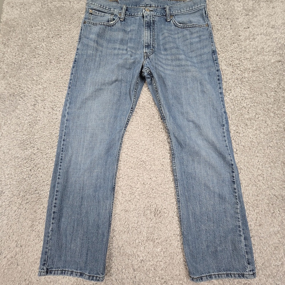 Levi's Mens 514 Slim Straight Jeans 36x30 (fits 34x30) Casual Grunge